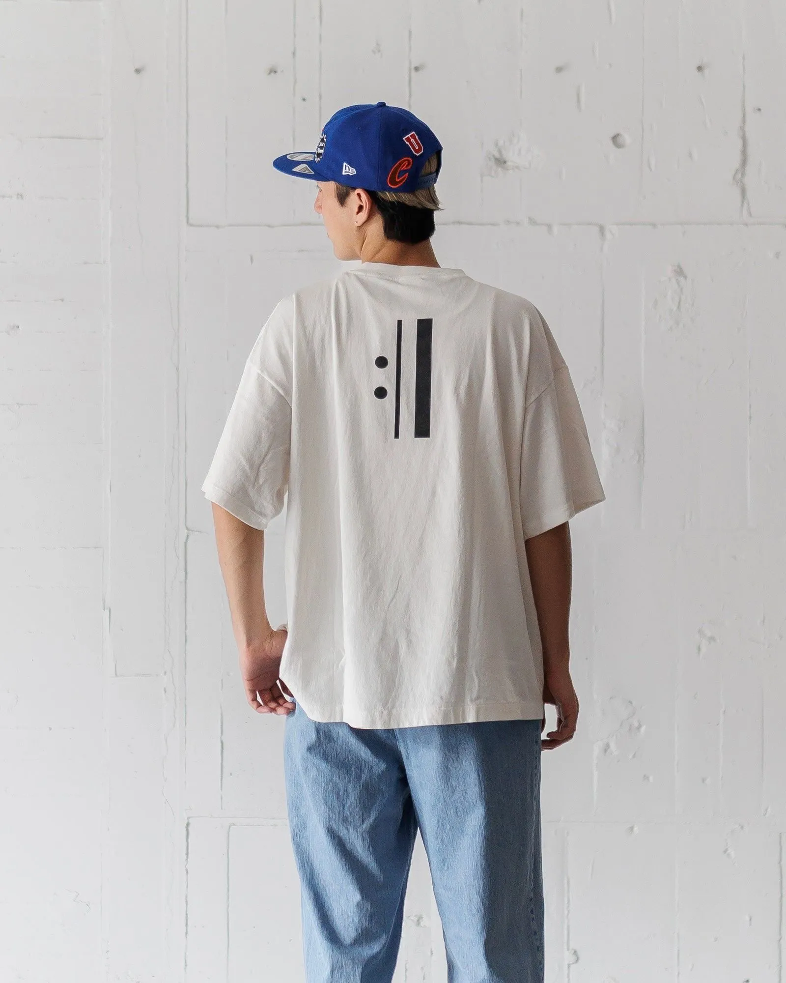 SAINT Mxxxxxx × EVENGELION × GEEKS RULE EV_SS TEE/BLUE/WHT Three-party co-branded Neon Genesis Evangelion co-branded TEE off-white S-XL Made of original OE yarn tube weaving without side seams to distinguish the width of the fabric Original consistent co-branded label/co-branded wash mark/little angel anti-counterfeiting label Top-notch printing technology Repeated pattern making, closely following the original details